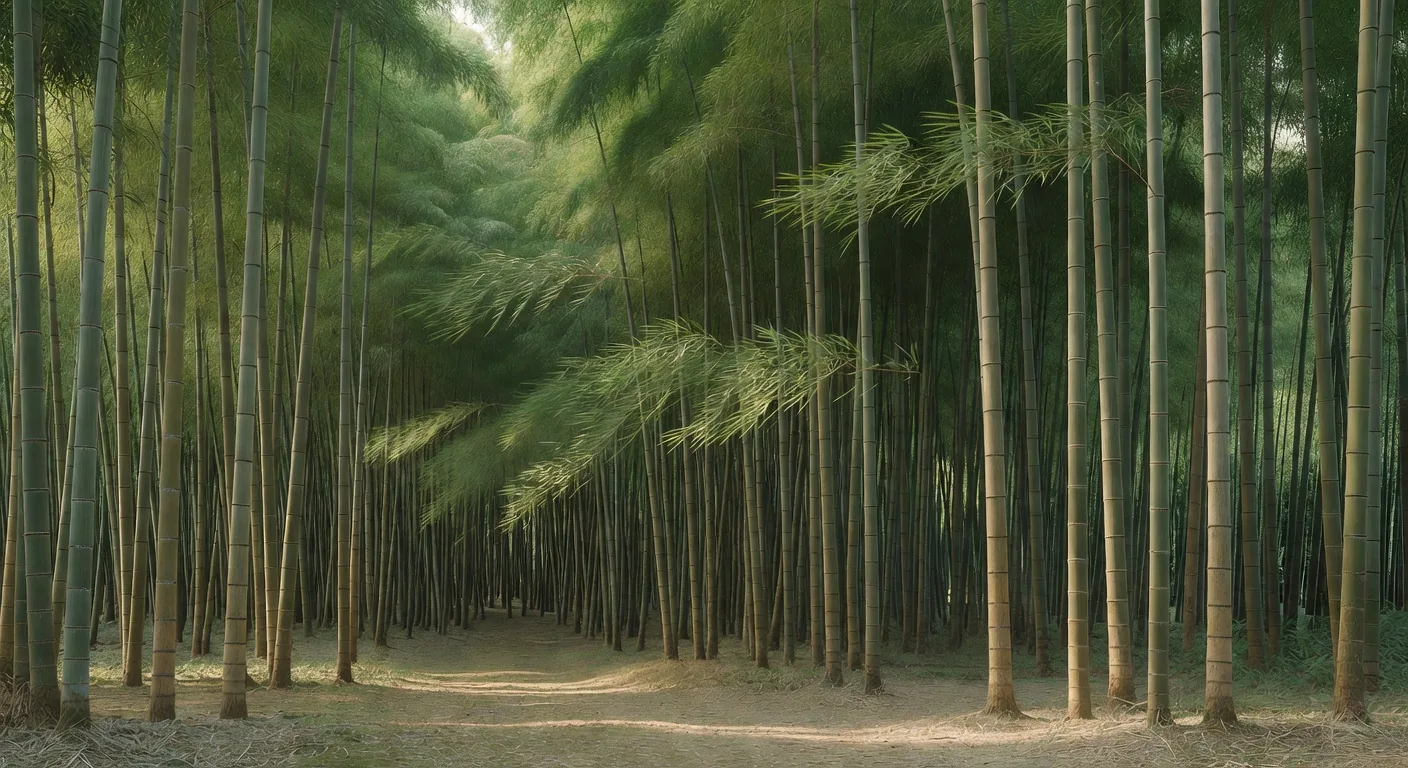 夏の竹林